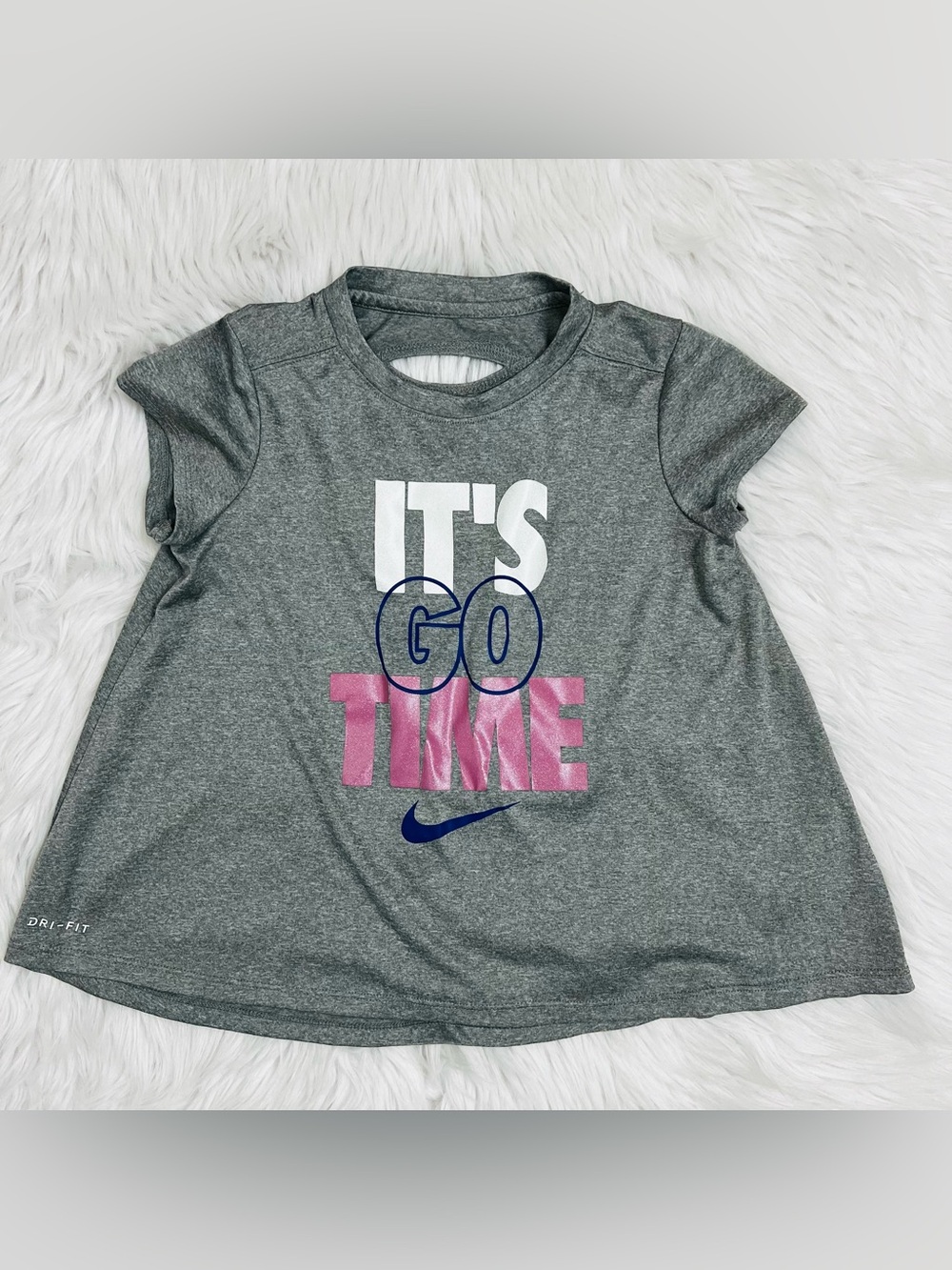 NWOT! Nike "IT'S GO TIME" Graphic Design Dri-Fit Shirt